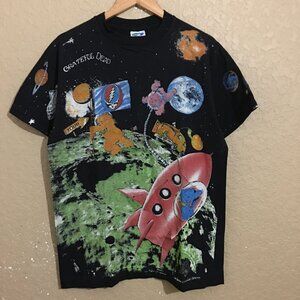 The Grateful Dead Standing on the Moon T-Shirt Large All Over Print